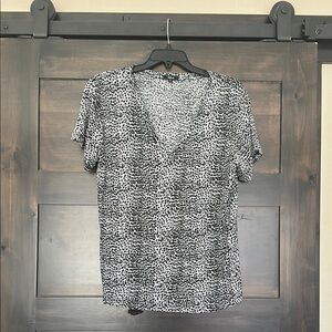 Women's Rails Black and White Top